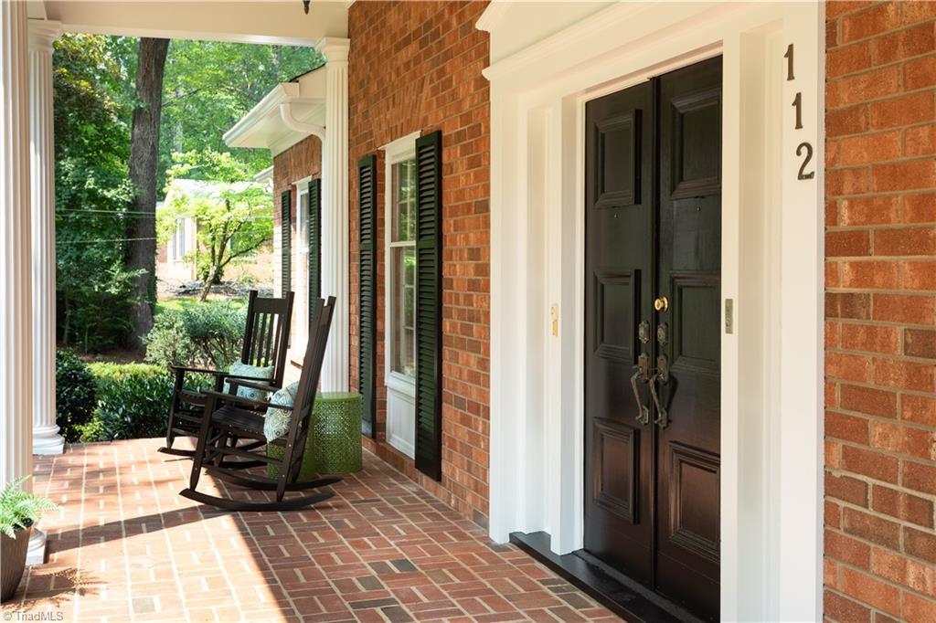 112 Magnolia Road Lexington, NC 27292 - Photo 5 of 46 Deep and solid rocking chair front porch, perfect for hours of meditation and relaxation.