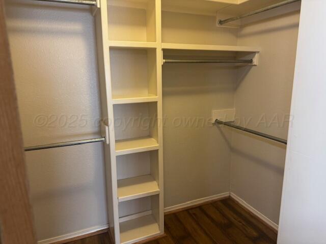 4525 Ida Louise Court Amarillo, TX 79110 - Photo 12 of 14 a view of walk in closet with empty racks