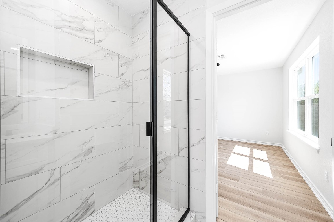 2018 Hampton Street, Unit A B Houston, TX 77088 - Photo 21 of 31 Large shower in primary bath