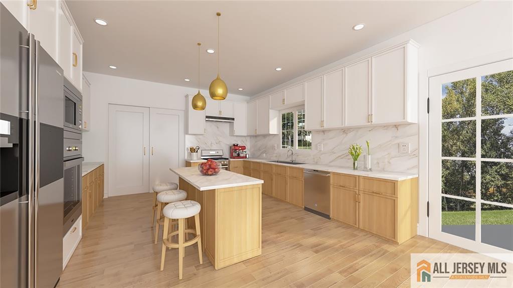 180 River Road Monroe Township, NJ 08831 - Photo 2 of 22 a kitchen with a sink cabinets and window