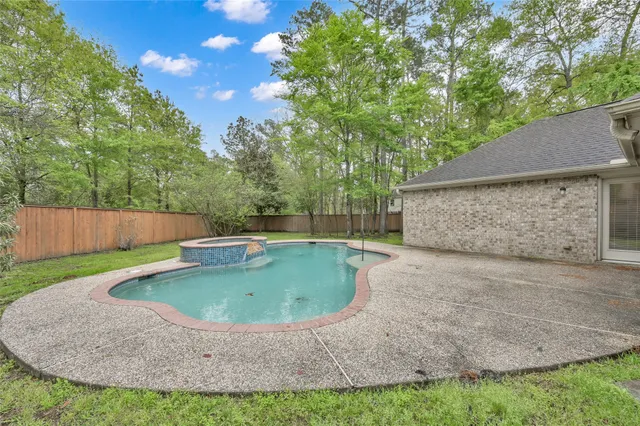 a view of outdoor space yard and swimming pool