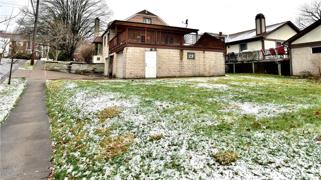 250 Cochran Road Mt. Lebanon, PA 15228 - Photo 20 of 20 Backyard is located on Atlanta, a side street