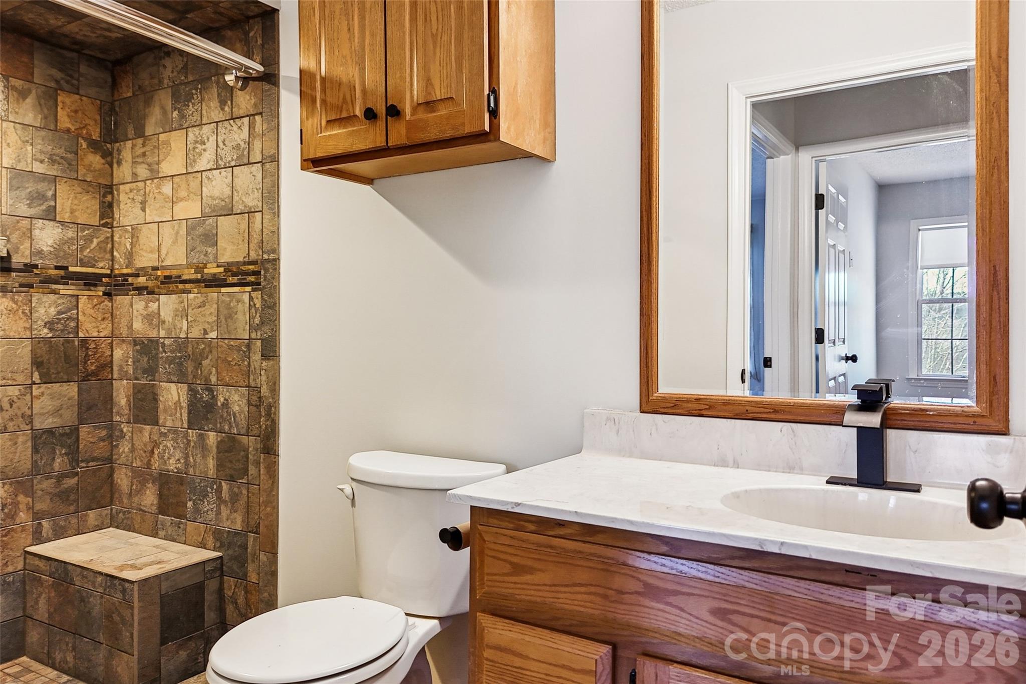 2034 New Prospect Church Road Shelby, NC 28150 - Photo 23 of 48 a bathroom with a sink a toilet and shower