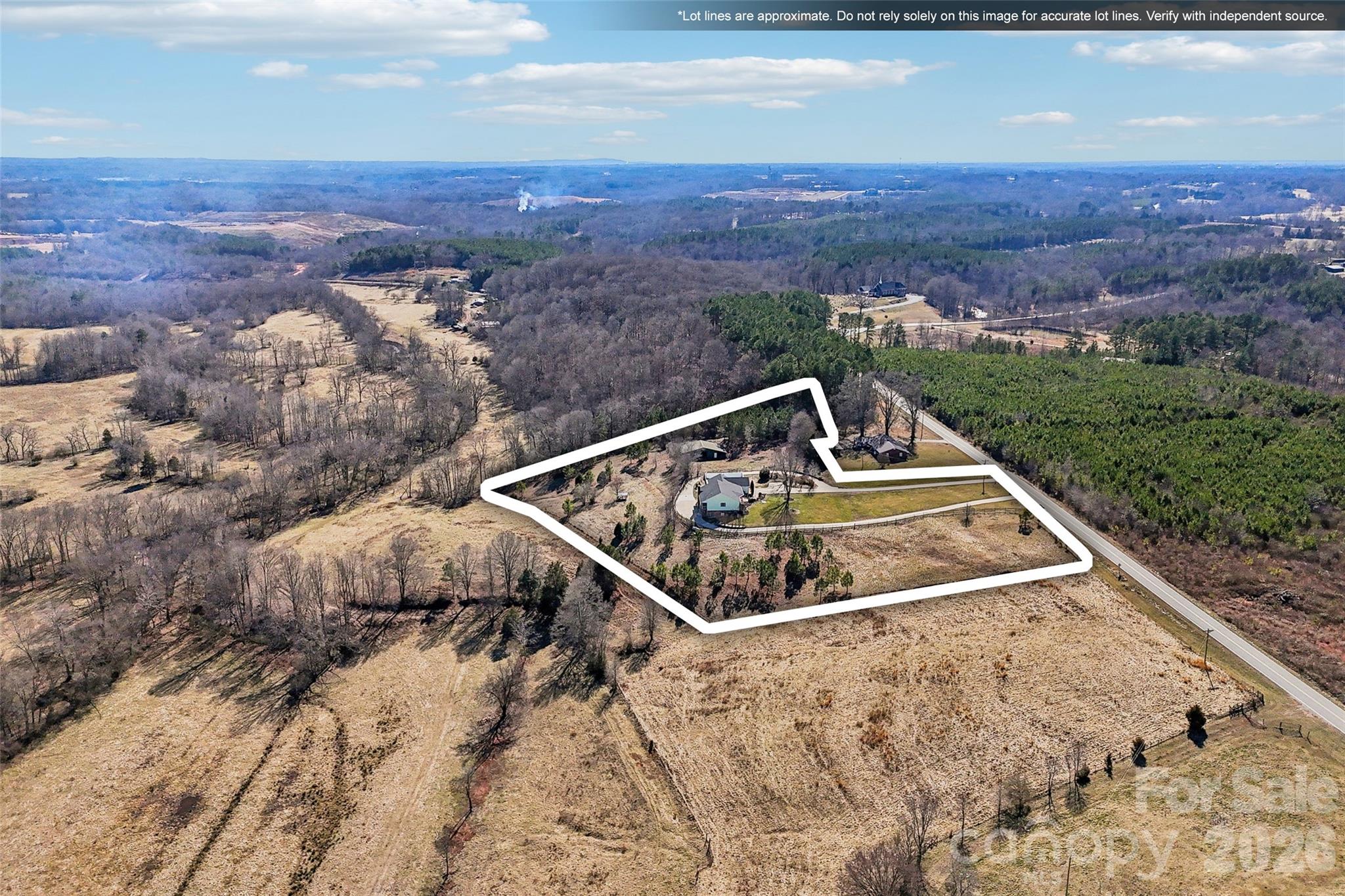 2034 New Prospect Church Road Shelby, NC 28150 - Photo 4 of 48 a view of a backyard with mountain view