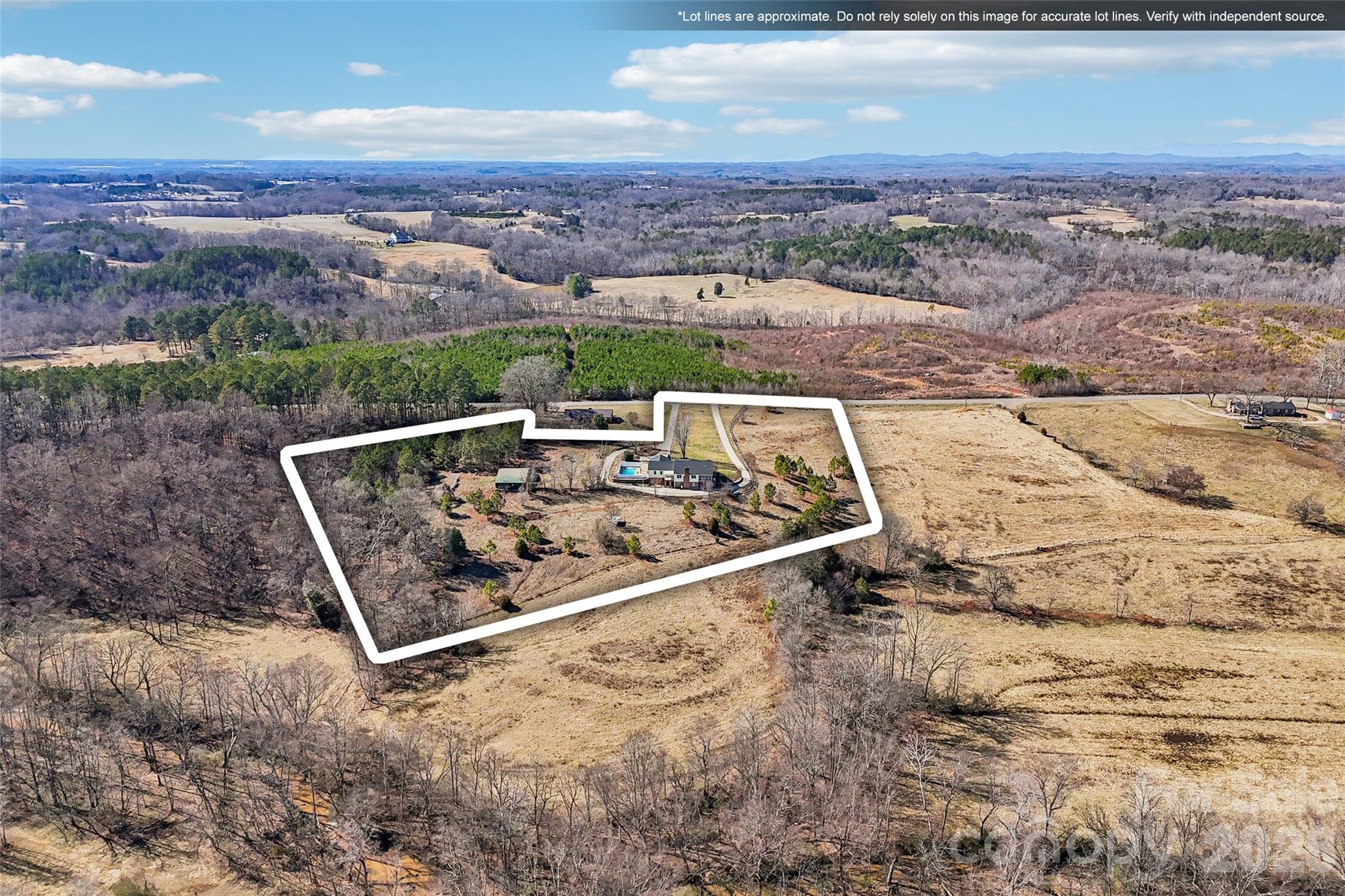 2034 New Prospect Church Road Shelby, NC 28150 - Photo 5 of 48 an aerial view of a house