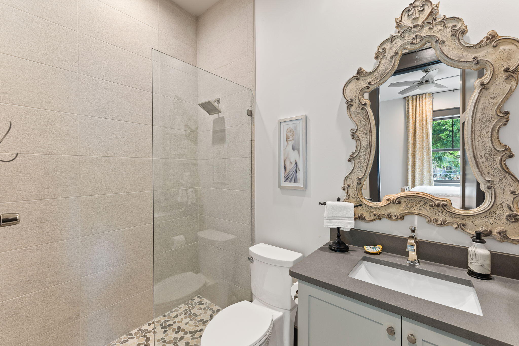 140 Beth Lane Santa Rosa Beach, FL 32459 - Photo 33 of 57 a bathroom with a sink toilet tub and shower
