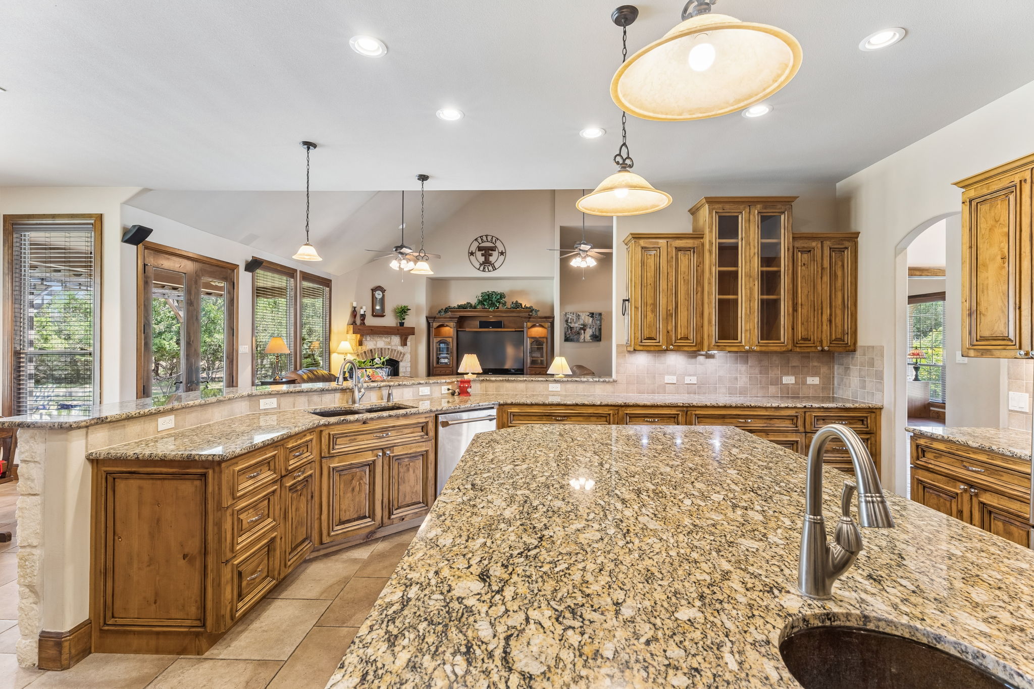 438 Patricia Road Georgetown, TX 78628 - Photo 13 of 36 Kitchen opens to the living room for easy entertaining or keeping an eye on your favorite movie or the big game!