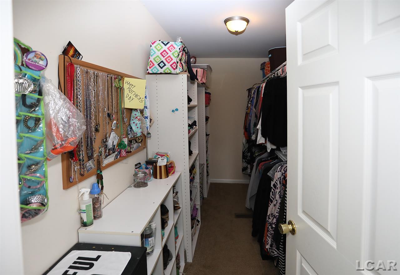3165 Cobblestone Ridge Tecumseh, MI 49286 - Photo 19 of 43 Master Walk-In Closet