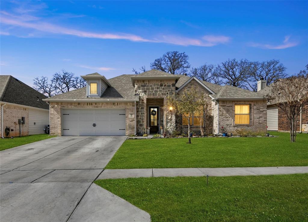 Modified view of the front of the home