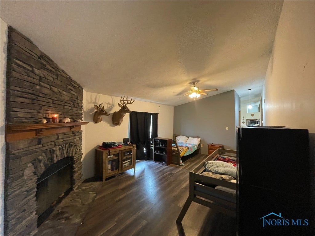 7774 Scott Road Edgerton, OH 43517 - Photo 15 of 28 Living Room With Fireplace