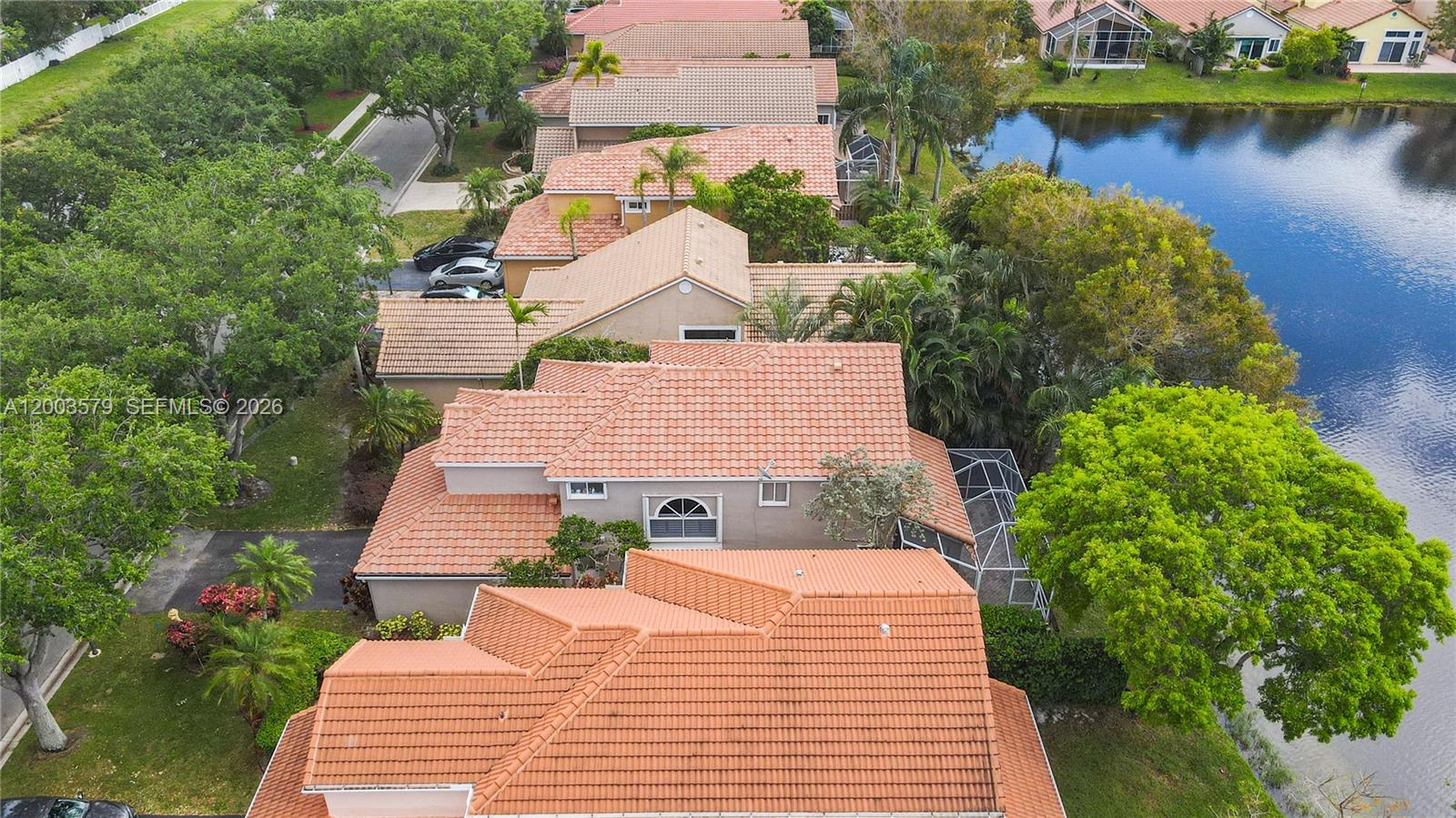 237 Northwest 100th Avenue Plantation, FL 33324 - Photo 74 of 86 an aerial view of a house with a lake view