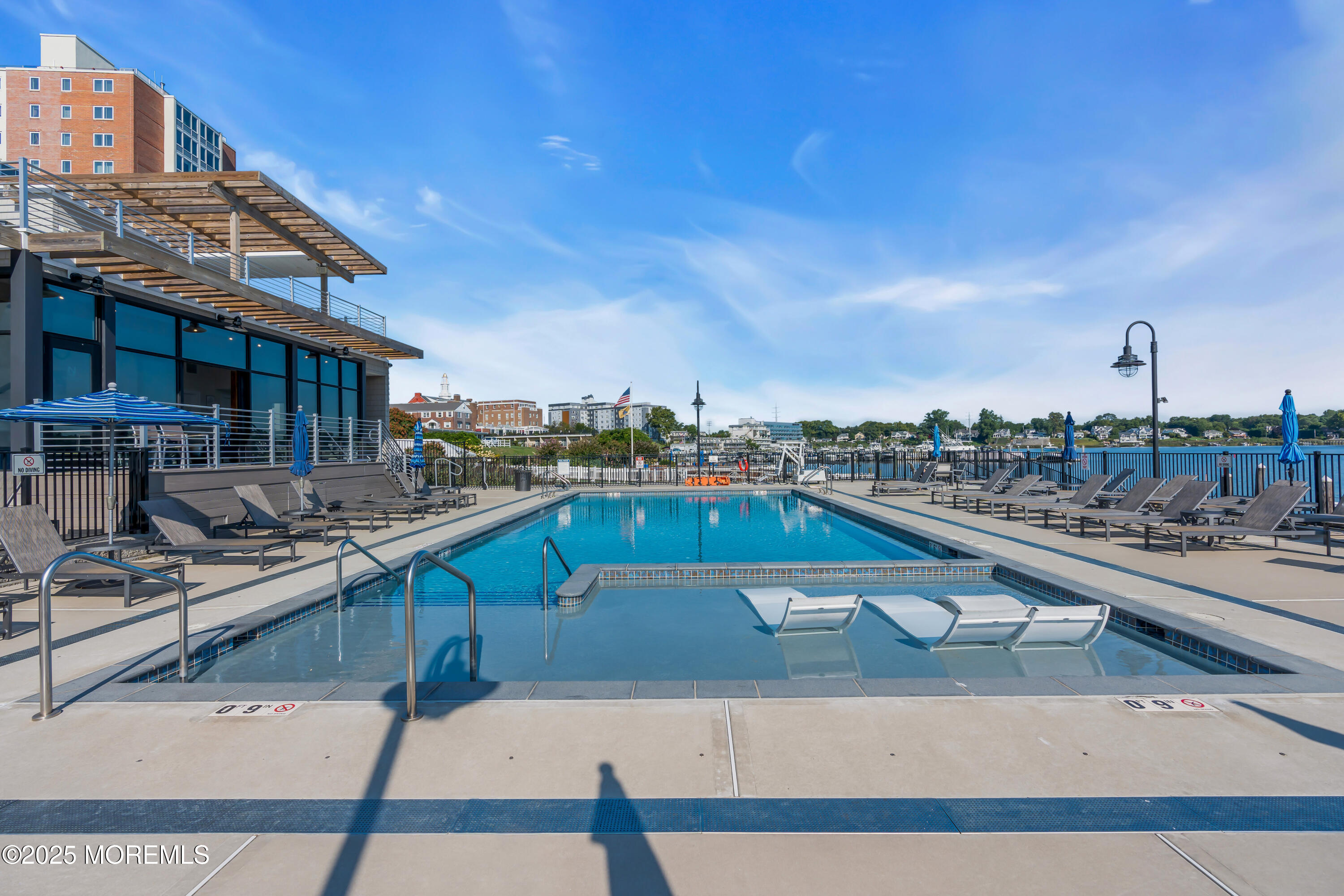Waterfront pool