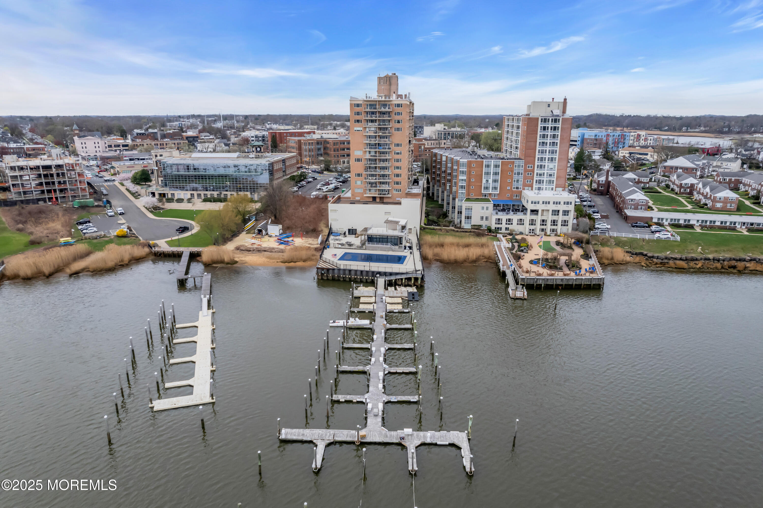 28 Riverside Avenue, Unit 1H Red Bank, NJ 07701 - Photo 45 of 55 Marina and pool