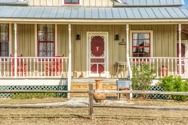 front view of a house with a porch