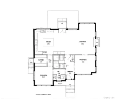a picture of a floor plan