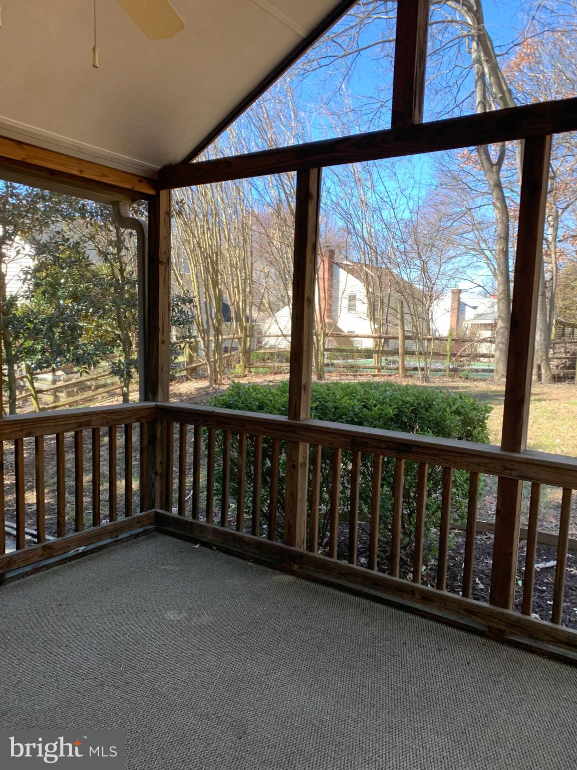 5606 Light Infantry Drive Burke, VA 22015 - Photo 50 of 66 View inside Screened in Porch