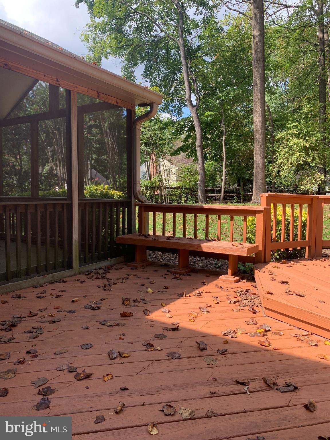 5606 Light Infantry Drive Burke, VA 22015 - Photo 54 of 66 a view of a deck with a large window