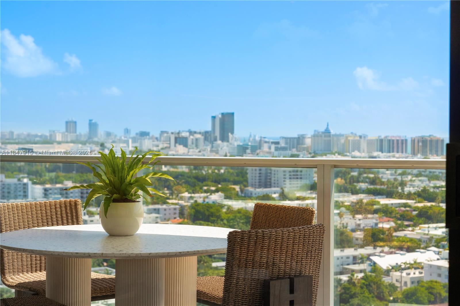 500 Alton Road, Unit 2008 Miami Beach, FL 33139 - Photo 36 of 48 a view of a balcony with city view