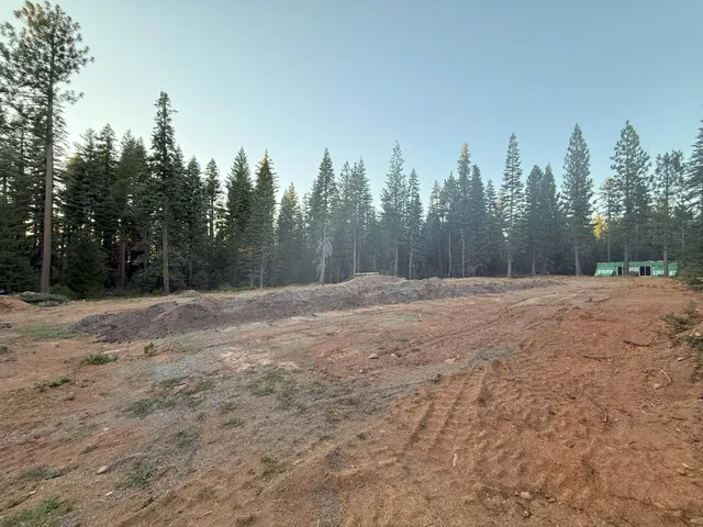 a backyard of a house