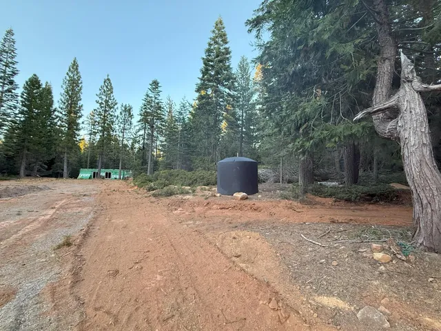 a view of a outdoor space with trees