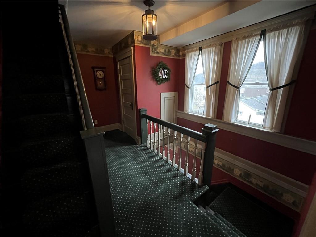 481 Heller Street Rochester, PA 15074 - Photo 11 of 24 a view of entryway and hall with a door