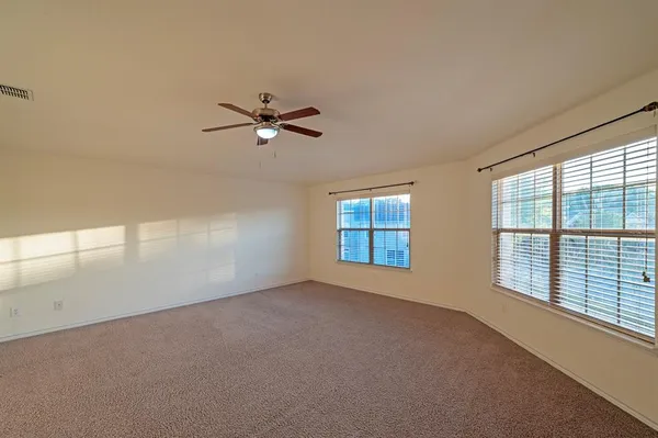 a view of a room with walk in closet