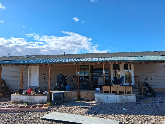 240 Horseshoe Bend Road Vernal, UT 84078 - Photo 41 of 41 Rear exterior featuring covered porch and dual entry points