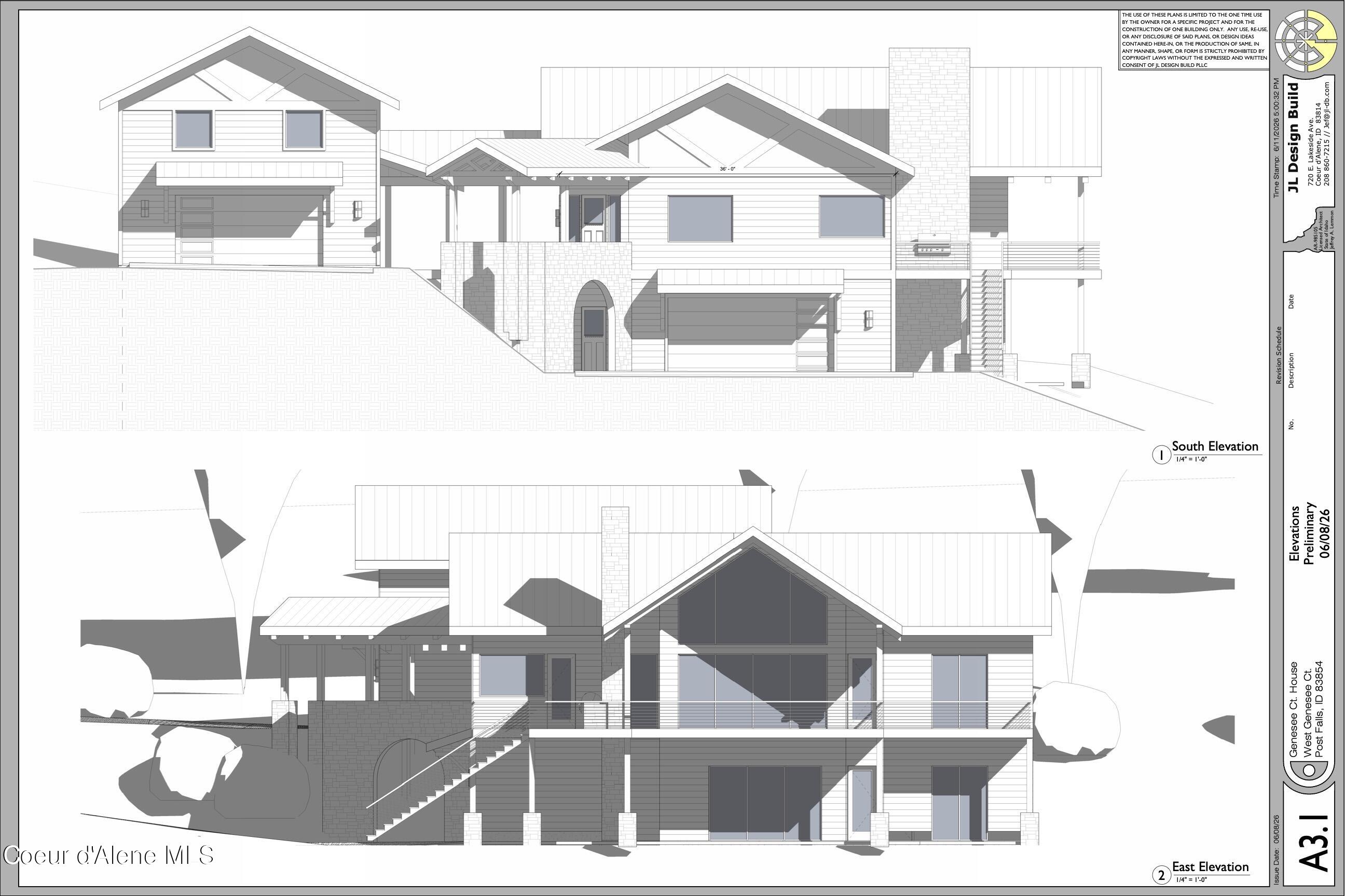Nka West Genesse Way Post Falls, ID 83854 - Photo 8 of 12 Genesee Lot - Plans and Elevations 4 Rev