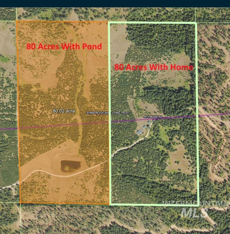 Tbd Middle Road Ahsahka, ID 83520 - Photo 31 of 31 Map / location with property boundaries highlighted