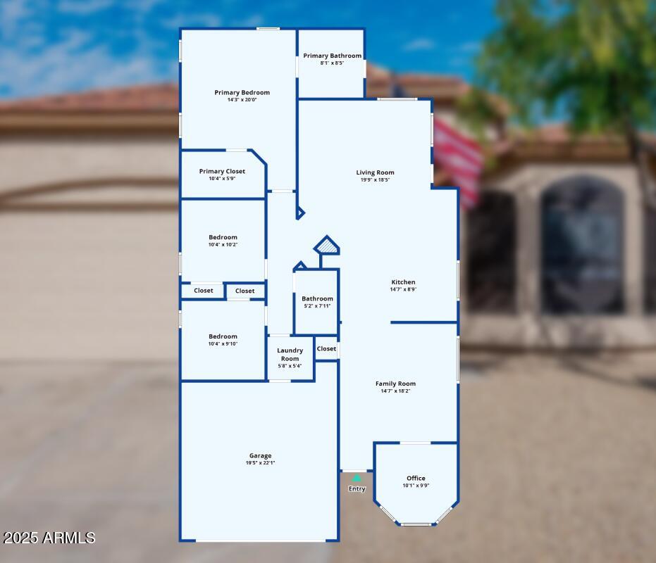 4706 East Jaeger Road Phoenix, AZ 85050 - Photo 30 of 30 Floor Plan