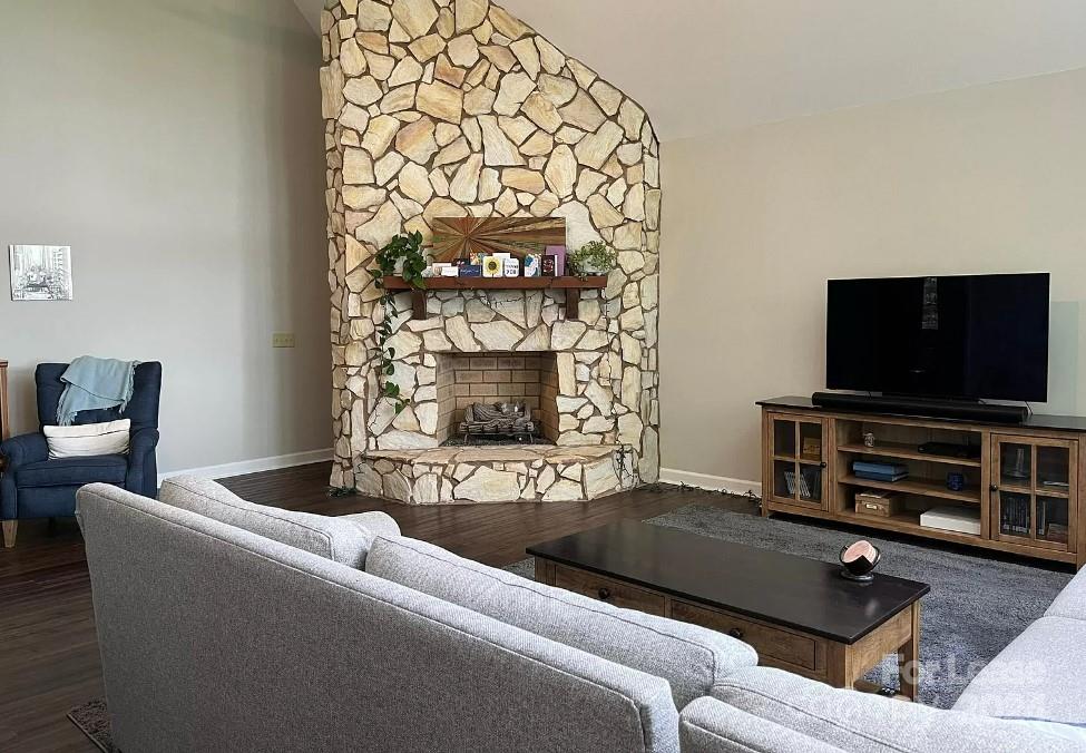 2414 Providence Road South Waxhaw, NC 28173 - Photo 4 of 15 a living room with furniture and a flat screen tv