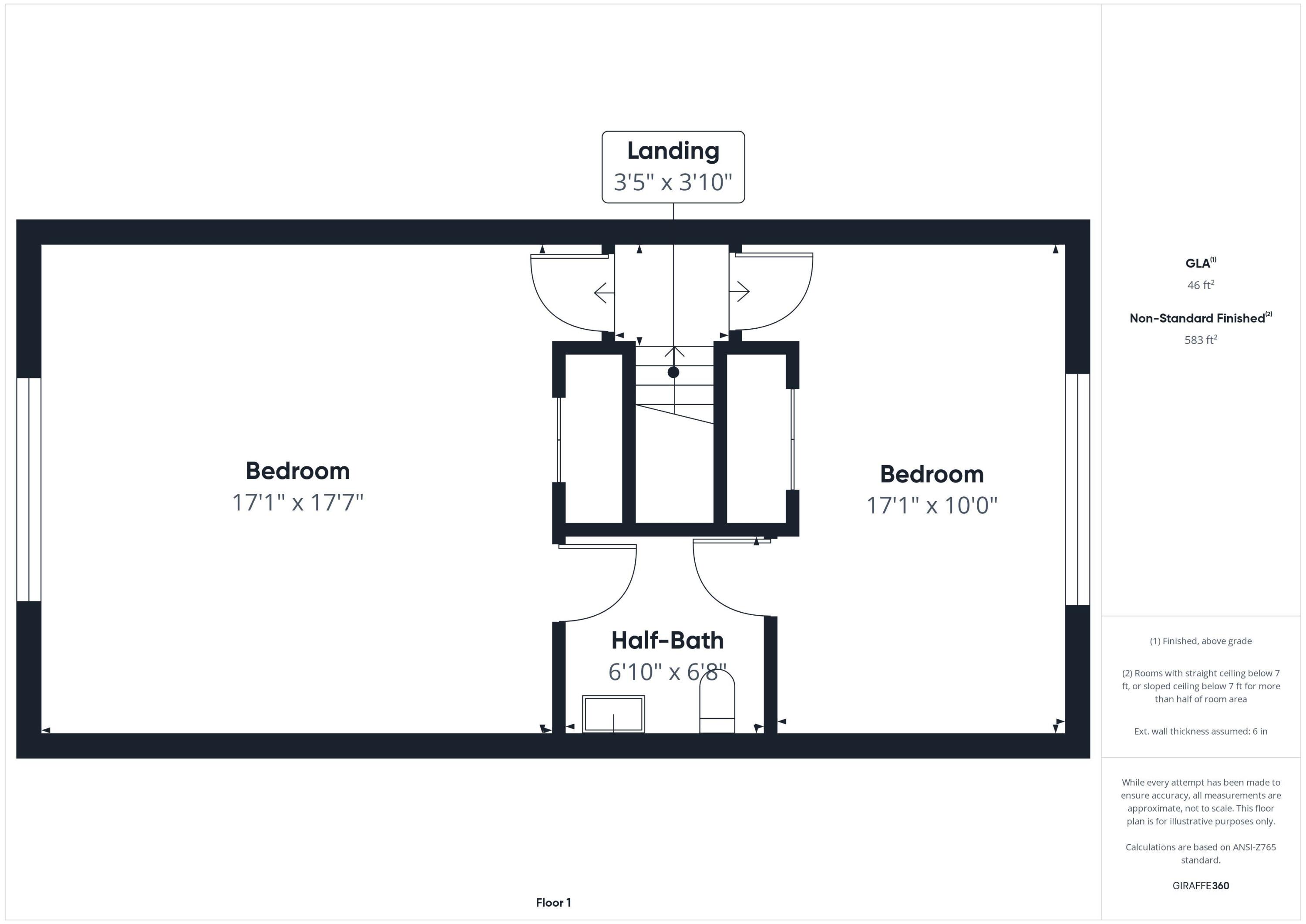 1107 South Shore Road Stockholm, ME 04783 - Photo 5 of 38 2nd floor layout