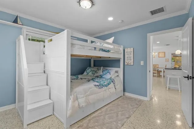 a view of a livingroom with furniture and cabinet