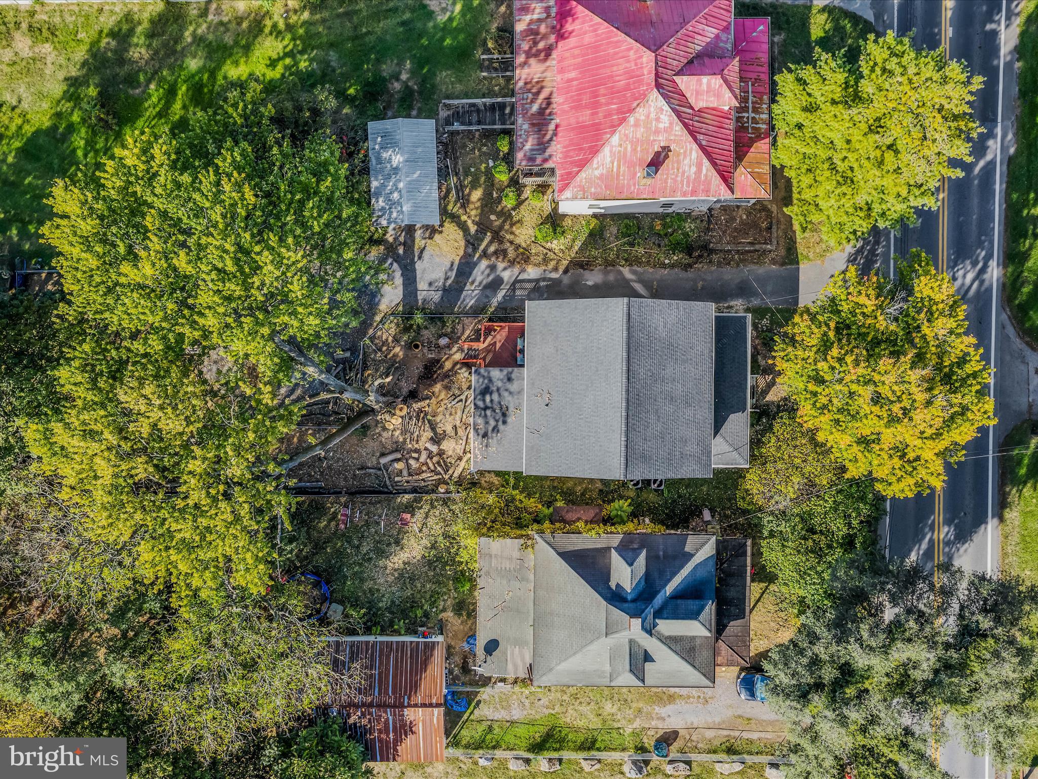 9872 Winchester Avenue Bunker Hill, WV 25413 - Photo 44 of 46 an aerial view of a house