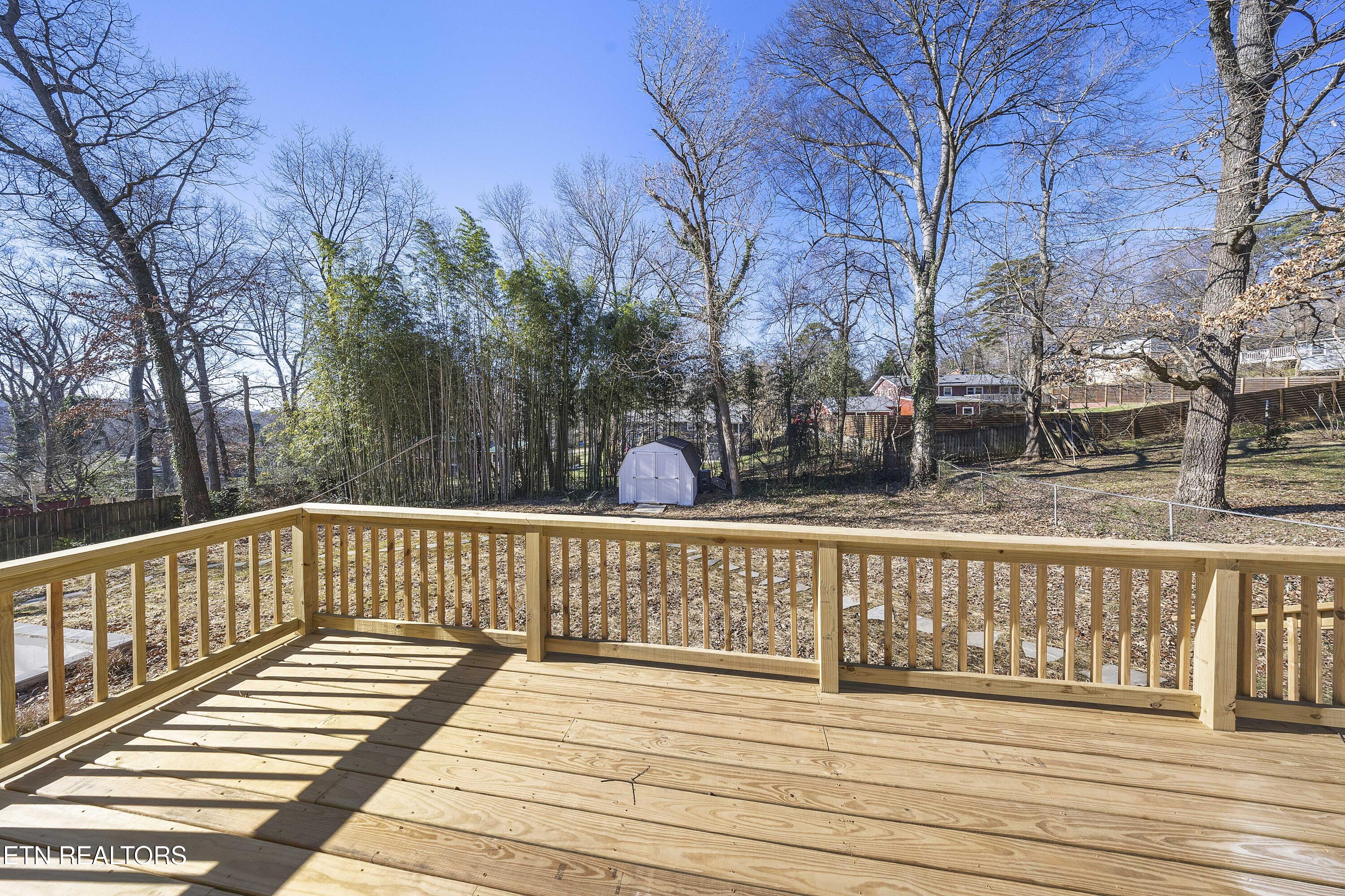 713 Aeronca Road Northwest Knoxville, TN 37919 - Photo 20 of 36 Back deck/large backyard