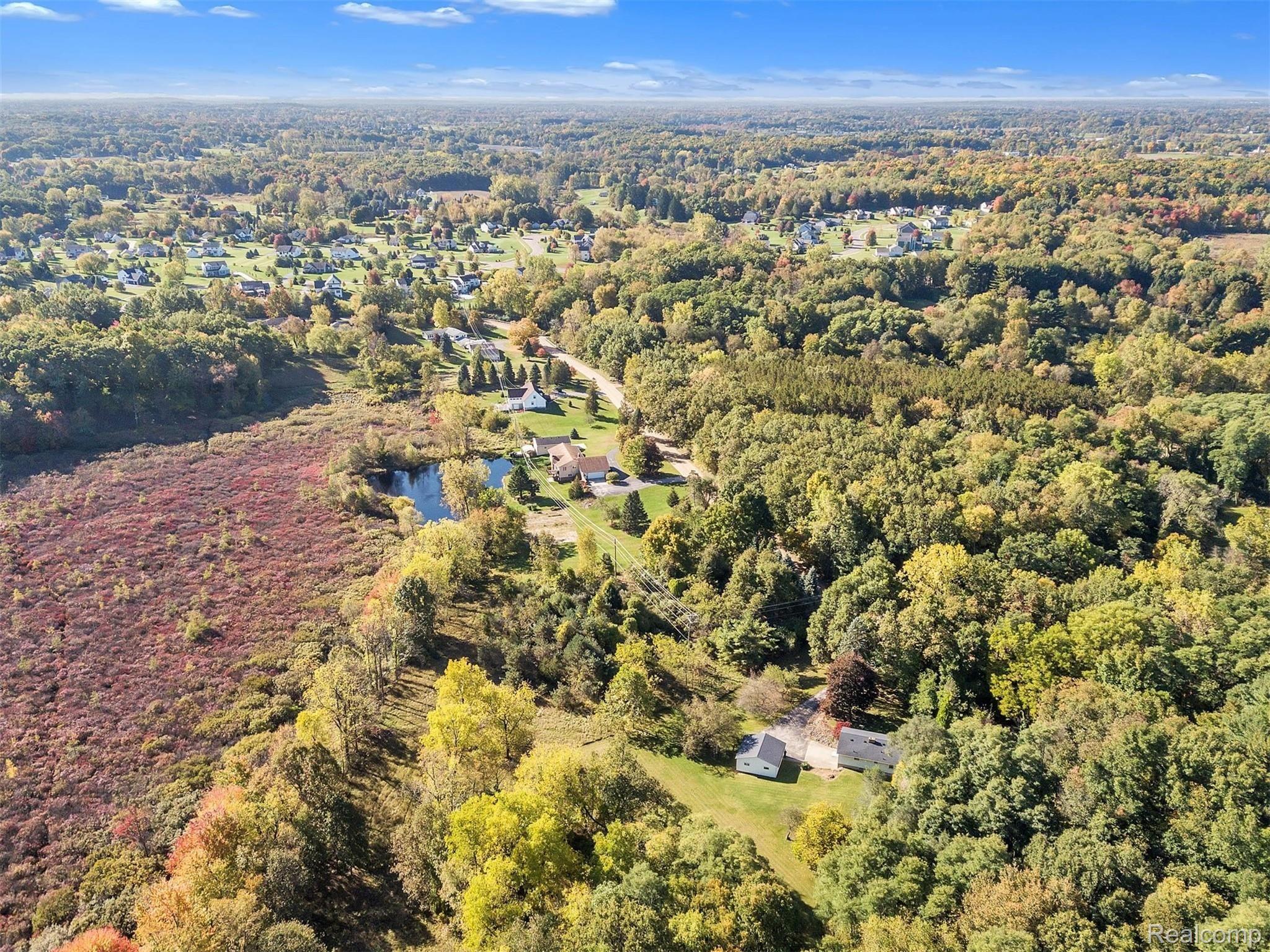 3200 Sexton Road Howell, MI 48843 - Photo 34 of 35 View from above