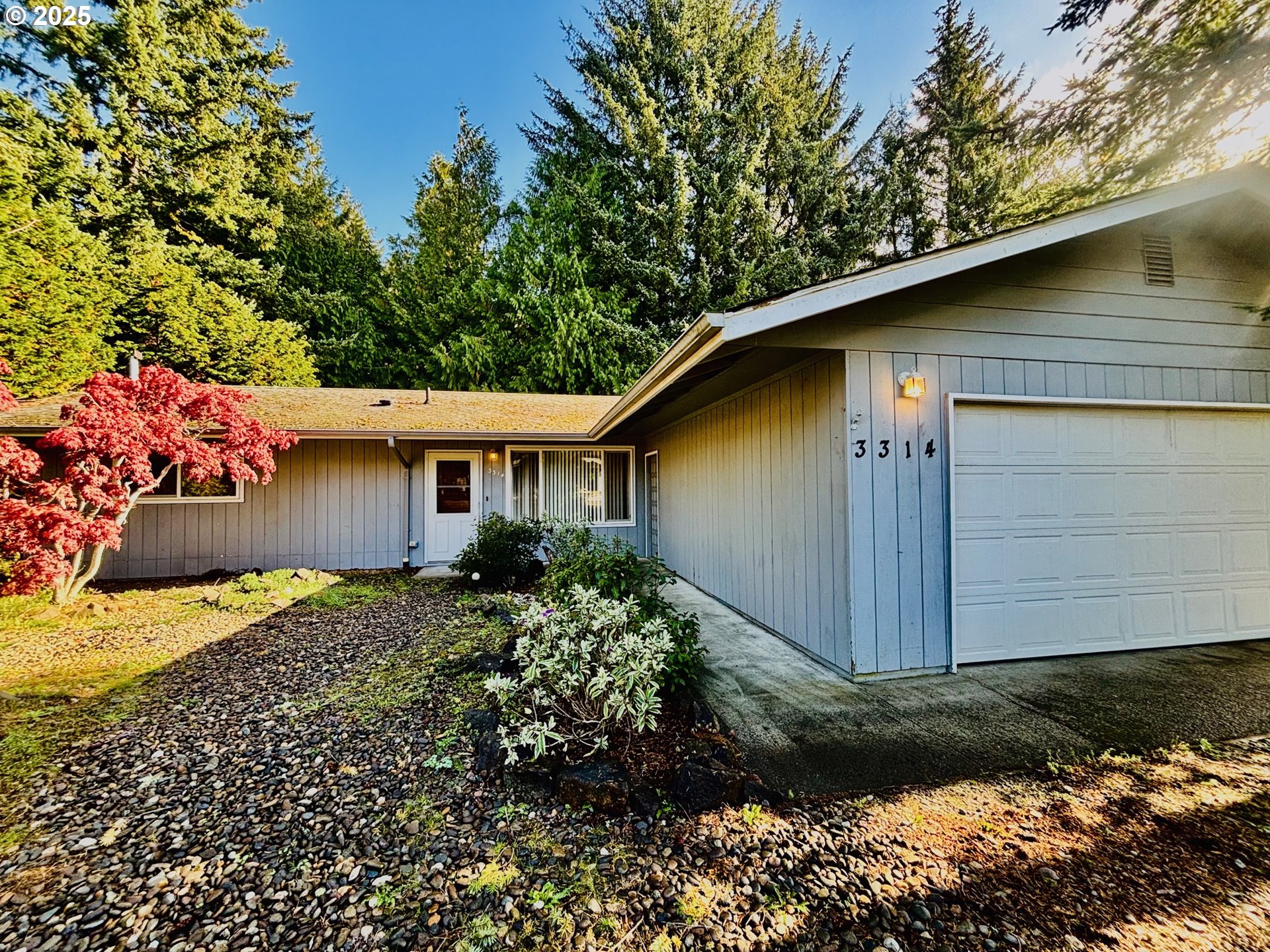 3314 Munsel Lake Road Florence, OR 97439 - Photo 5 of 29 a backyard of a house with lots of green space