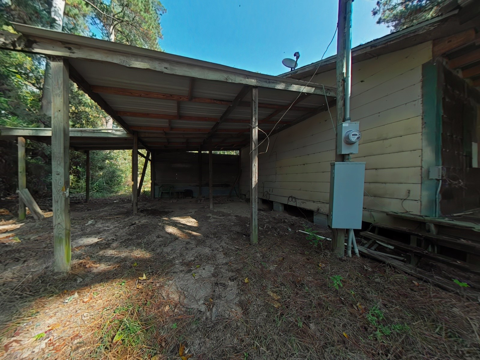 1705 Spring Ridge Road Coldspring, TX 77331 - Photo 19 of 26 a view of a backyard of a house