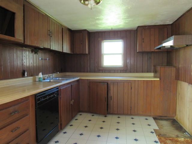 273 Odonnal Road Mill Run, PA 15464 - Photo 9 of 19 a kitchen with wooden cabinets and a sink
