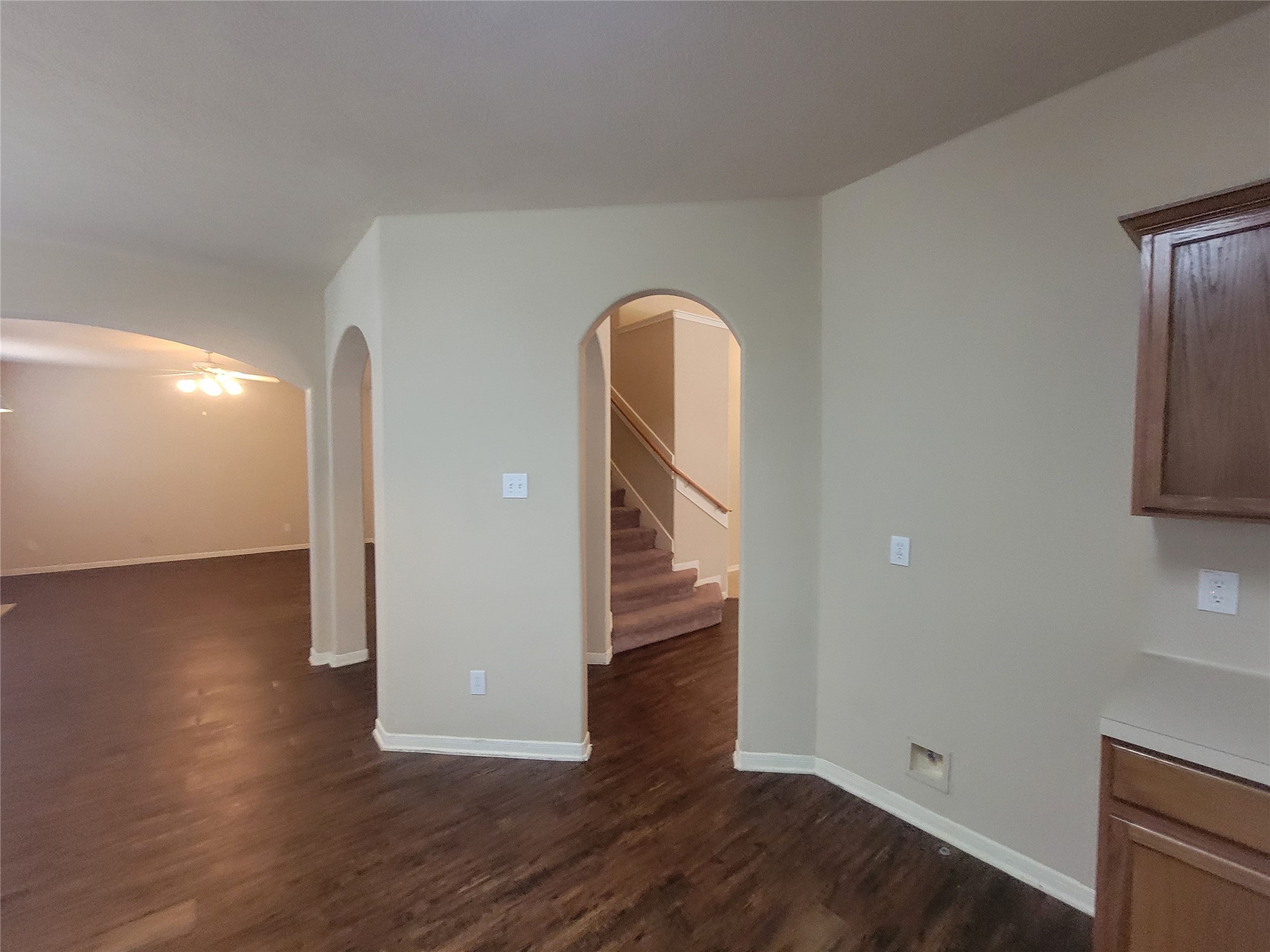 3110 Clover Ranch Circle Katy, TX 77494 - Photo 9 of 28 a view of a room with wooden floor and entryway