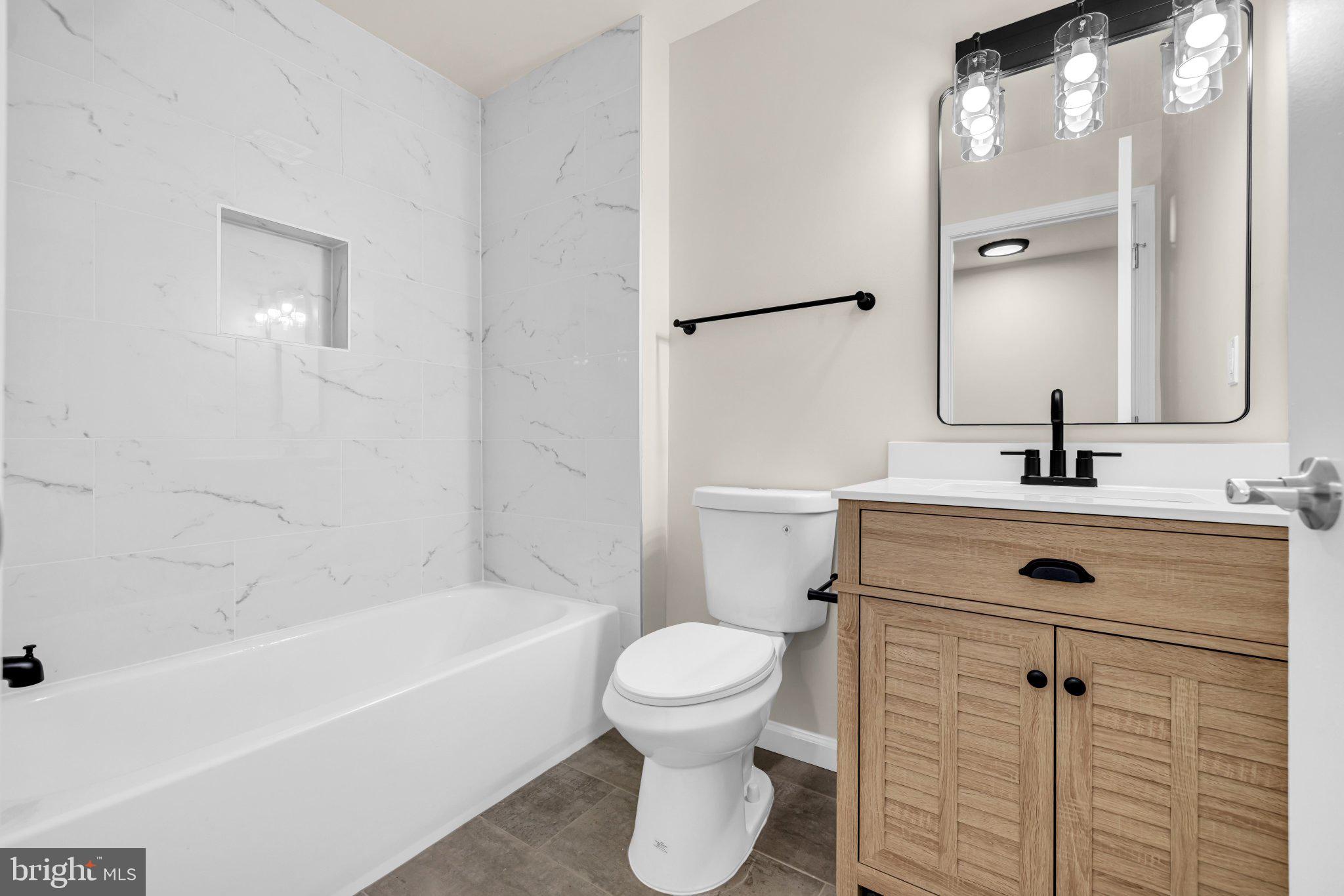 1622 Hazel Street Baltimore, MD 21226 - Photo 13 of 40 Modern bathroom with sleek finishes.