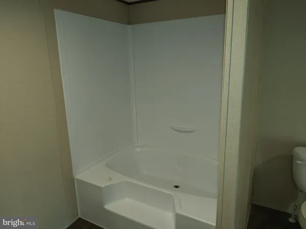 a close up of a bathtub