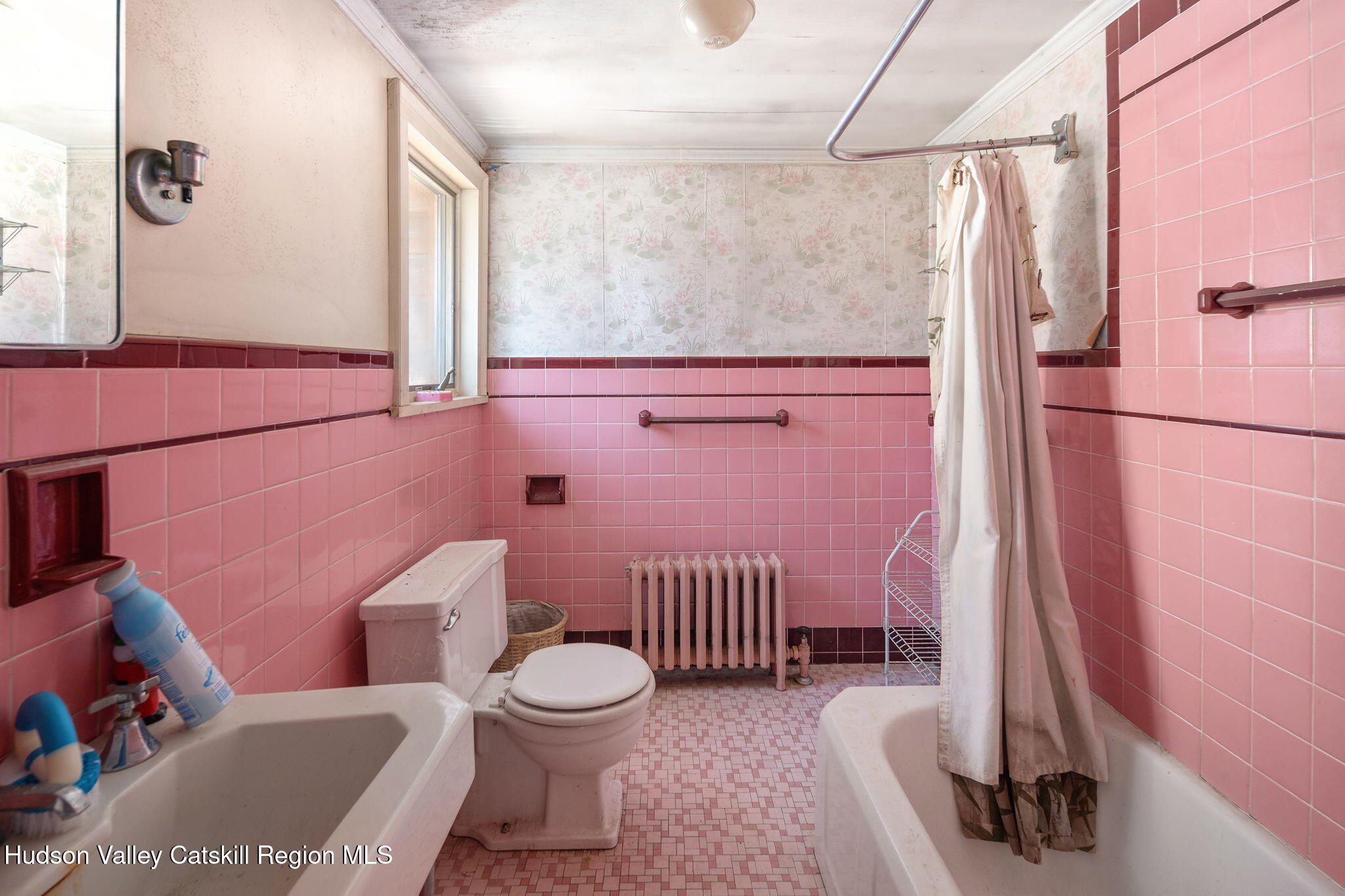 403 Blueberry Hill Road Middleburgh, NY 12122 - Photo 27 of 50 a bathroom with a sink a toilet and a mirror