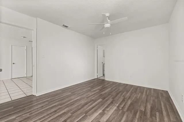wooden floor in an empty room