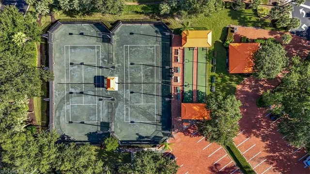 an aerial view of residential house with outdoor space