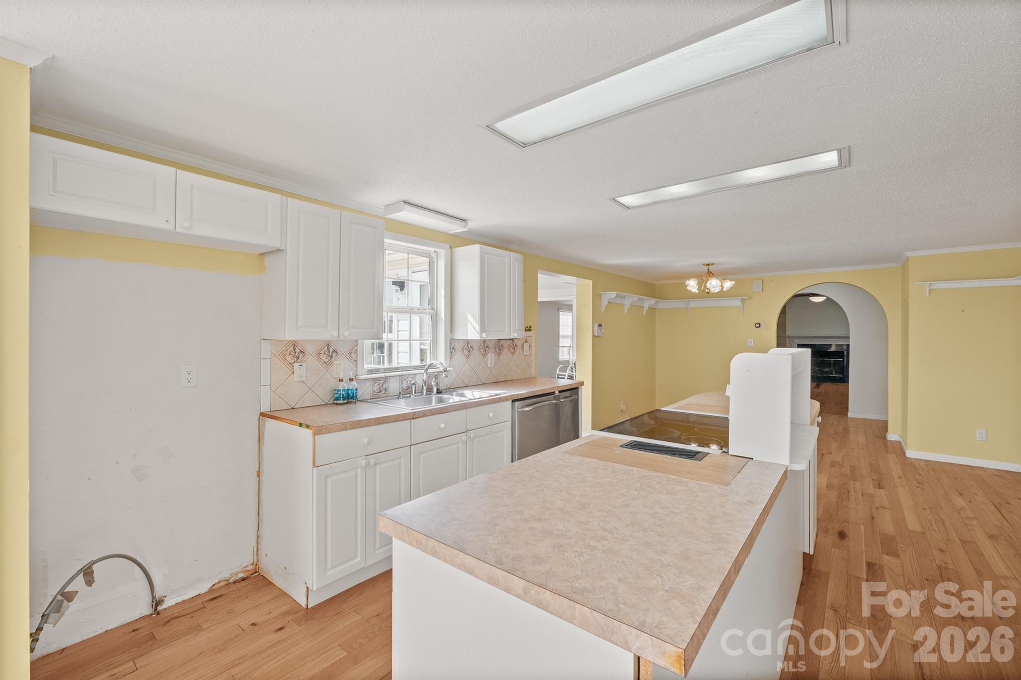 2991 Sam Houser Road Vale, NC 28168 - Photo 10 of 48 a living room with stainless steel appliances granite countertop furniture and a kitchen view
