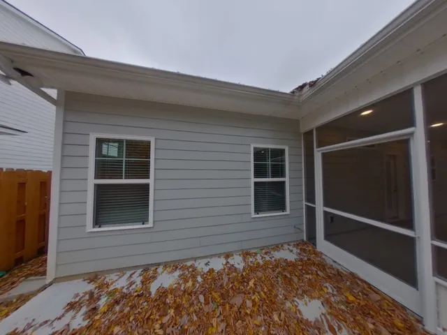 a view of front door