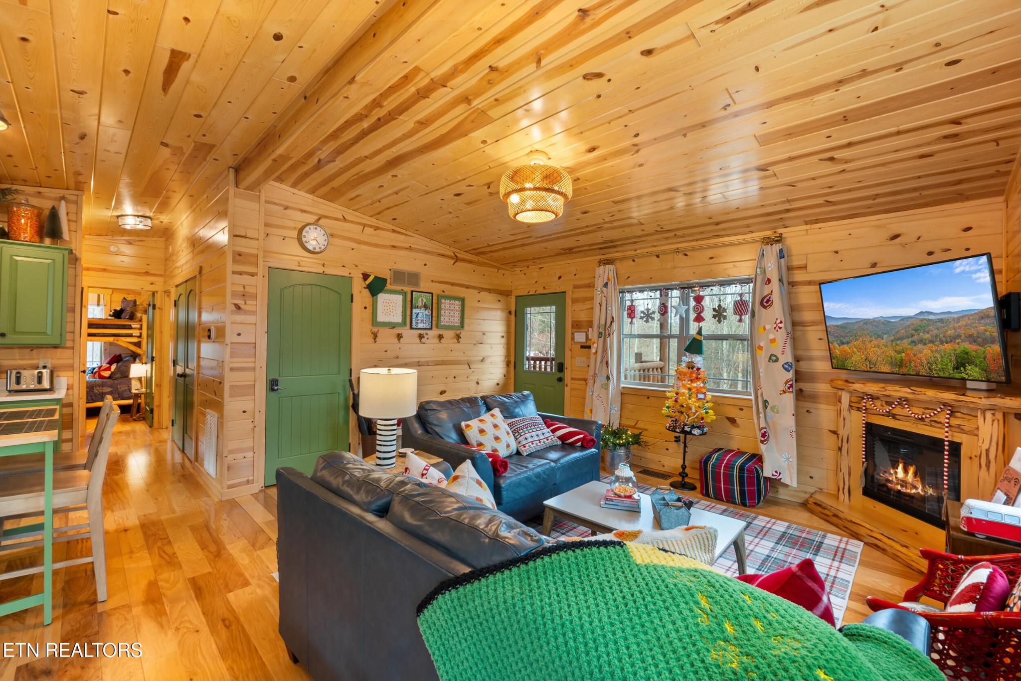 1132 Pinyon Circle Sevierville, TN 37863 - Photo 4 of 25 a living room with furniture and a fireplace