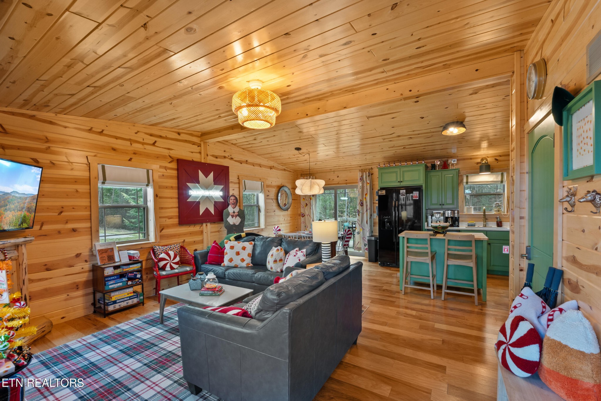 1132 Pinyon Circle Sevierville, TN 37863 - Photo 5 of 25 a living room with furniture and a flat screen tv