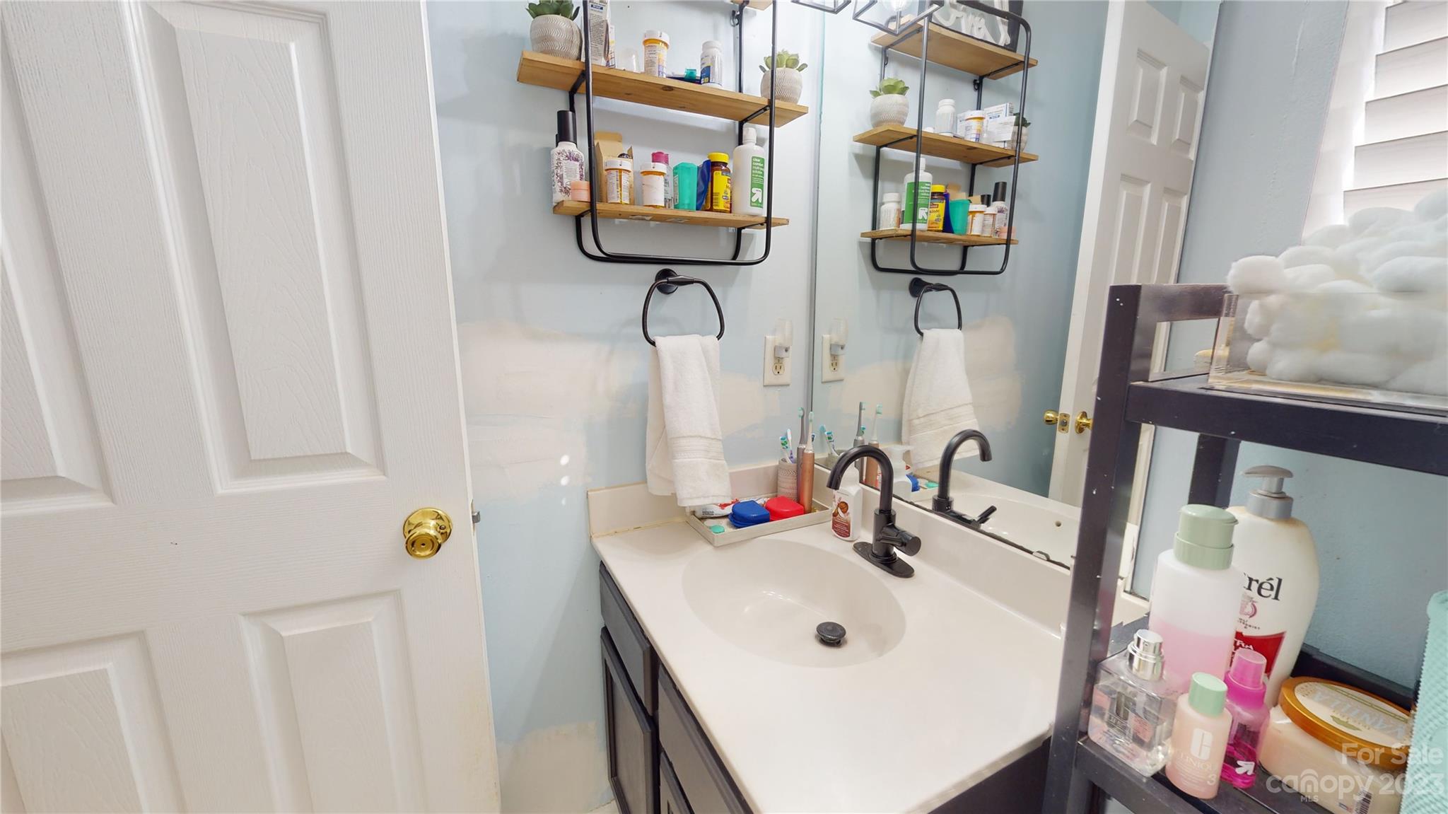 1007 Great Falls Drive Monroe, NC 28110 - Photo 21 of 45 a bathroom with a sink and a mirror
